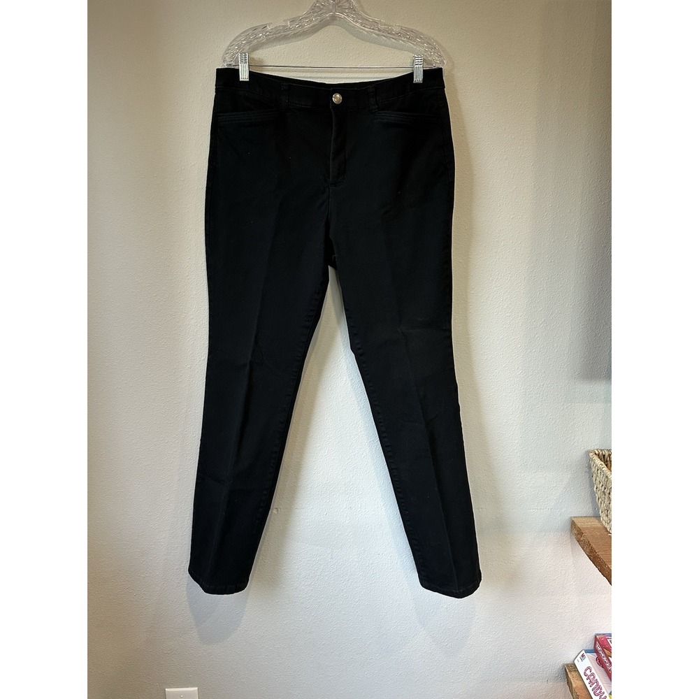 Christopher Banks Women's Black Denim Signature Slimming Size 14L